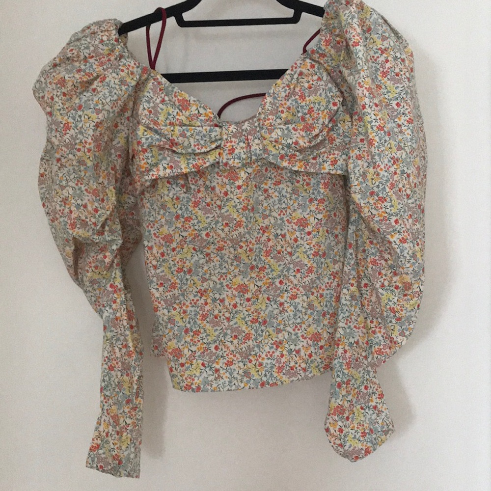 Hellessy Lauren Cotton Off-The-Shoulder Top Sz 0